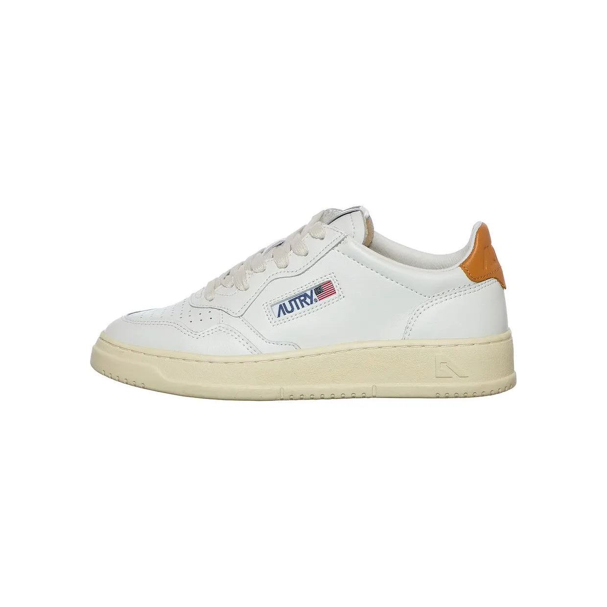 Autry Medalist Low White / Hny Yellow (AULWLL70) (3)