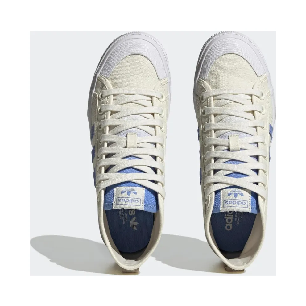 Adidas Nizza Platform Mid Off White / Blue Fusion / Cloud White (FZ6189)