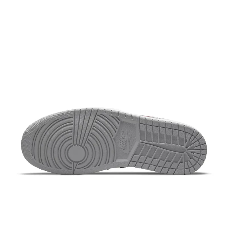 Air Jordan 1 Low SE Light Smoke Grey Gym Red (GS) (DC6991-016)