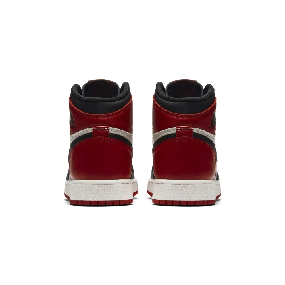 Air Jordan I 1 AJ Retro OG High Bred Toe GS 2018 (Kids Size) (575441-610)