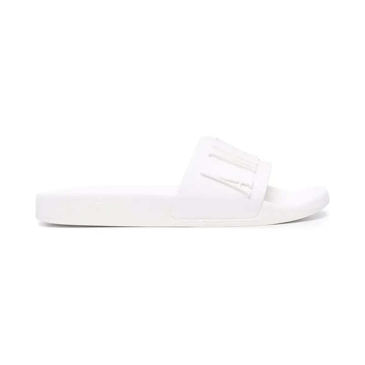 AMIRI Pool Slide Debossed White White (MFF001100)
