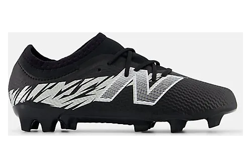 New Balance Furon V8 Team Junior FG Black Metallic Silver White (PS/GS) (SJF3FBG8)