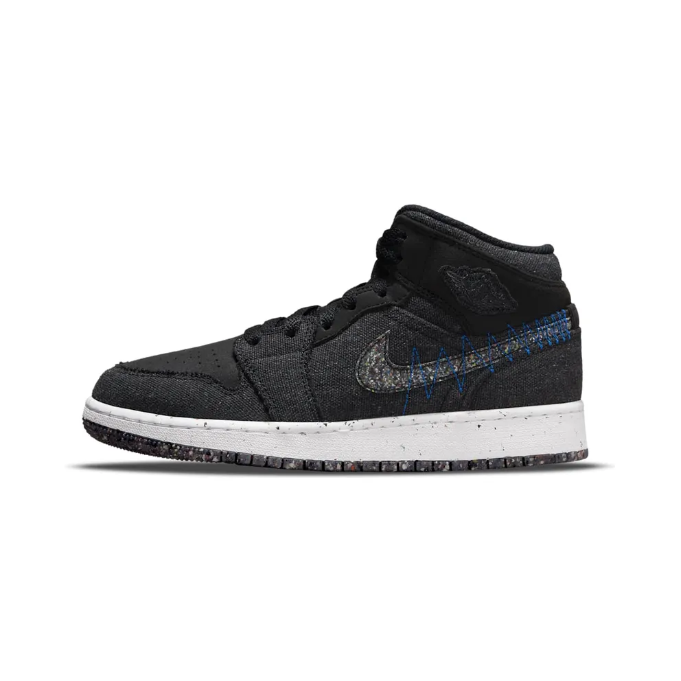 Jordan 1 Mid SE Crater Black (GS) (DM4334-001)