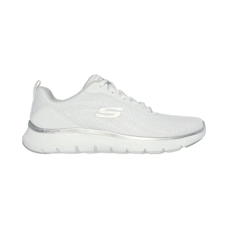 Skechers Flex Appeal 5.0 – Uptake Wit/Zilver