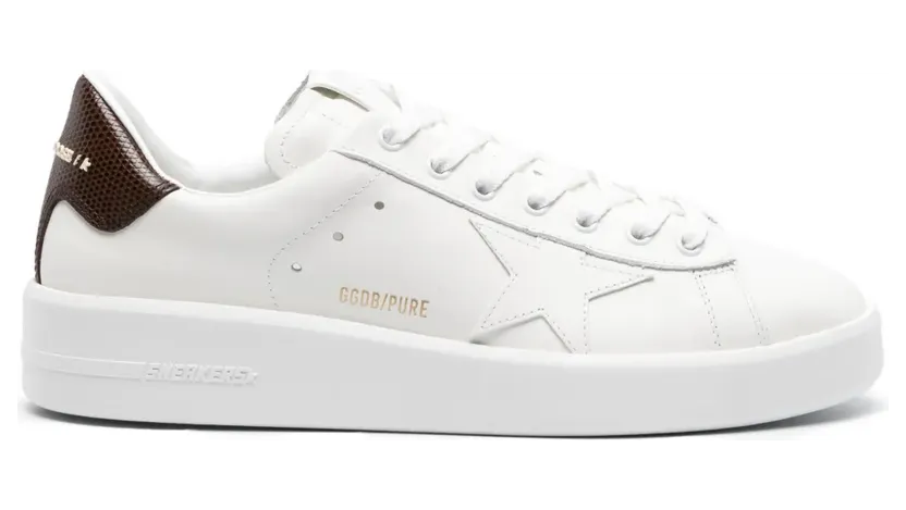 Golden Goose Purestar leren sneakers – Wit (GMF00197F005222)