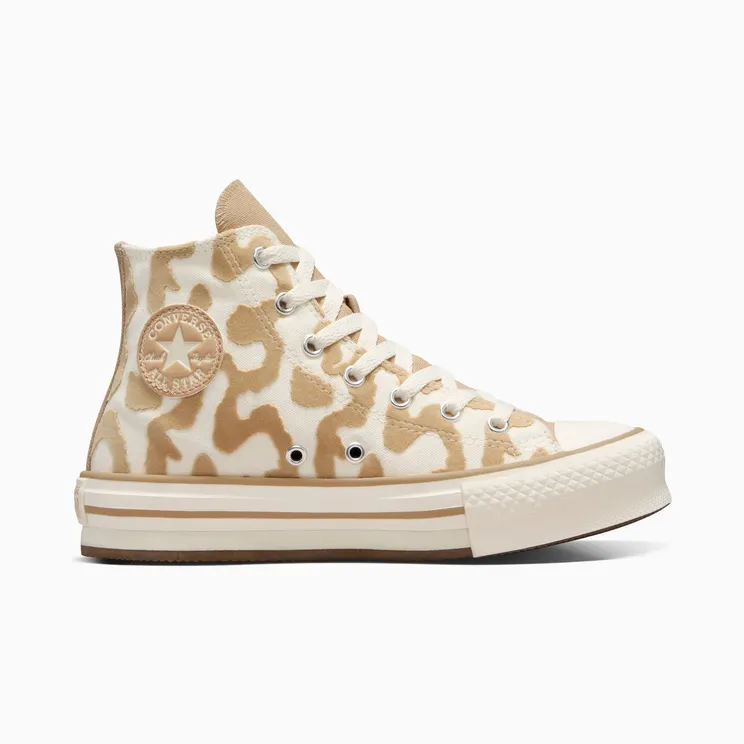 Converse Chuck Taylor All Star EVA Lift Leopard Egret/Warm Quarry/Egret (A11112C)