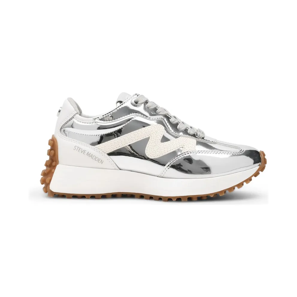 Steve Madden sneaker zilverwit (SM11003811-03009-04D)