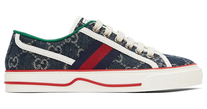 Gucci Blue Tennis 1977 Sneakers (606110 2KQ10)