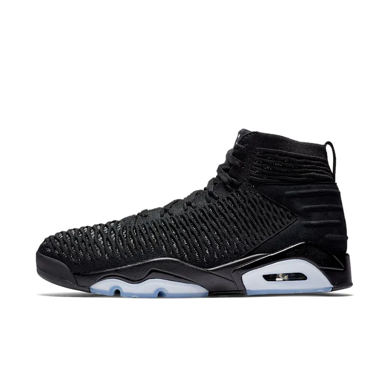 Jordan Flyknit Elevation 23 Black Black/Black-Metallic Silver (AJ8207-010)