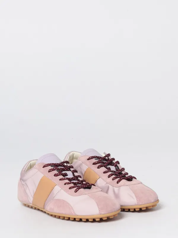 Tod’s T-Marathon in Nylon and Suede Pink (XXW59L0JW90V1IYQW9)