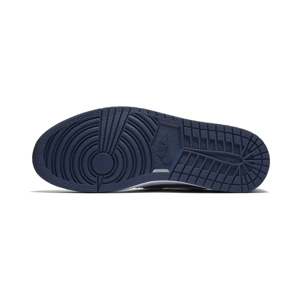 Jordan 1 Retro Low Metallic Blue White/Midnight Navy (705329-106)