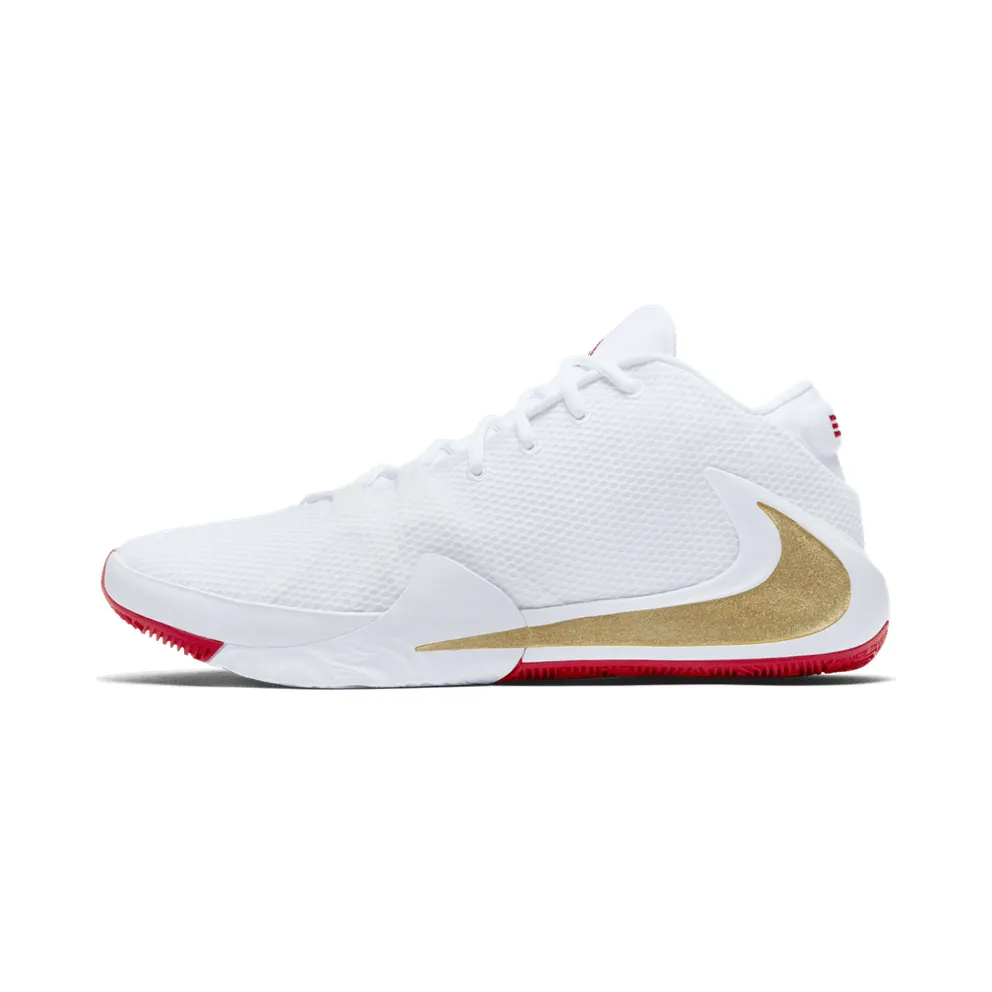 Nike Zoom Freak 1 Roses White/Metallic Gold-University Red (BQ5422-100)