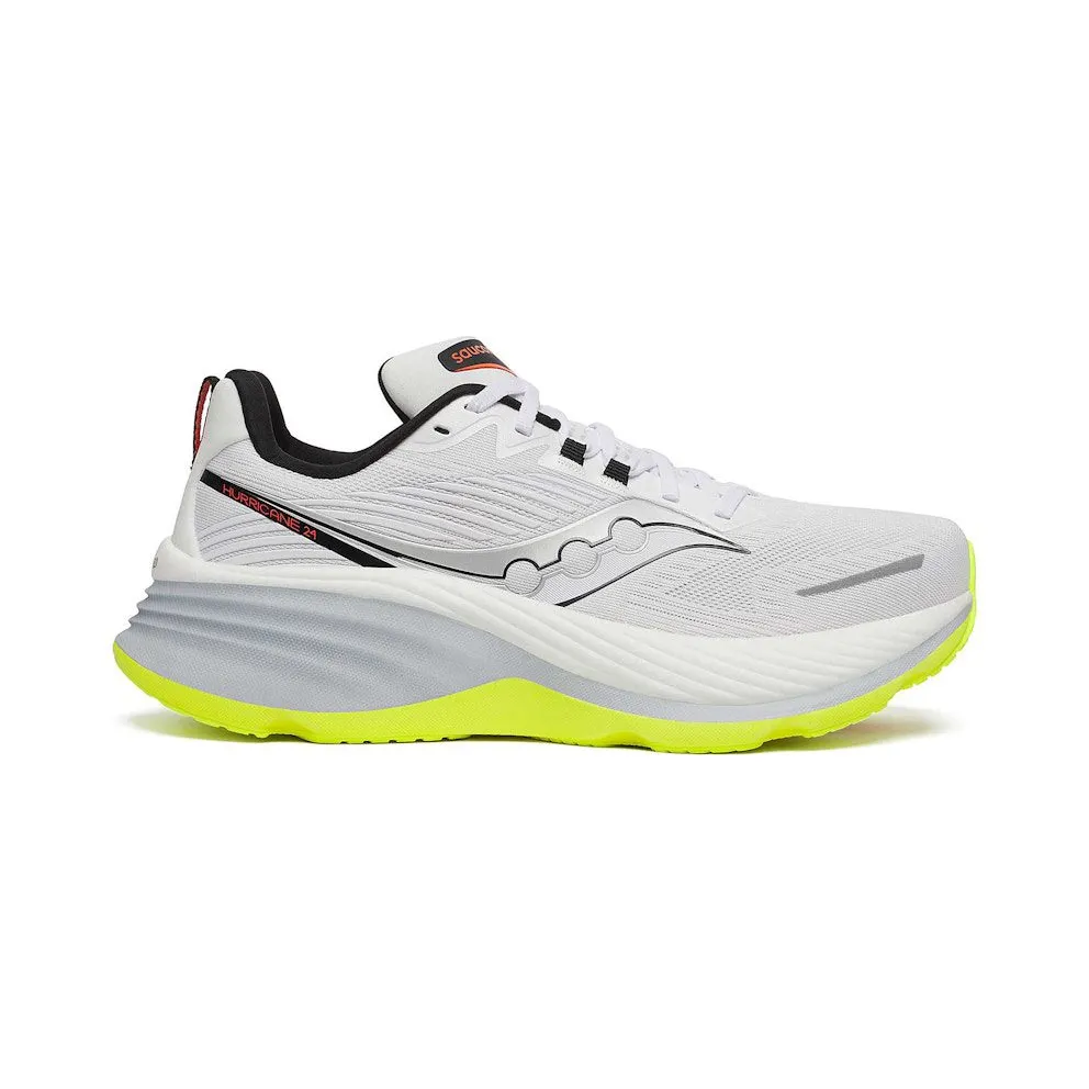 Saucony Hurricane 24 White Black Lime (S20933-213)