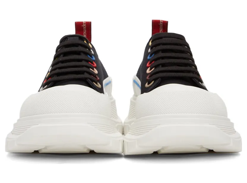 Alexander McQueen Black & Multicolor Treadslick Sneakers (604257W4MVG1522) (2)