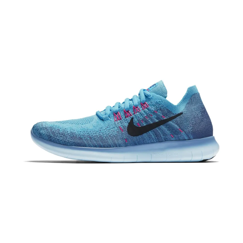 Nike Free RN Flyknit 2017 Work Blue/Dark Obsidian (W) (880844-400)