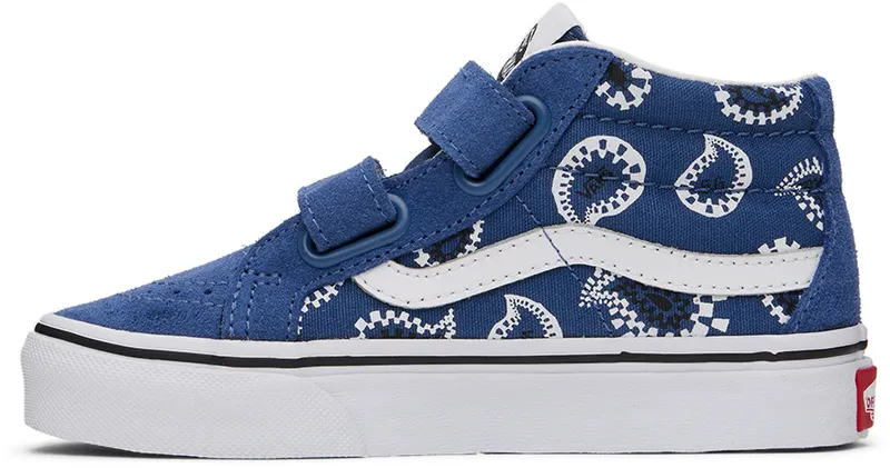 Vans Kids Navy SK8-Mid Reissue V Little Kids Sneakers (VN0A38HHNVY)