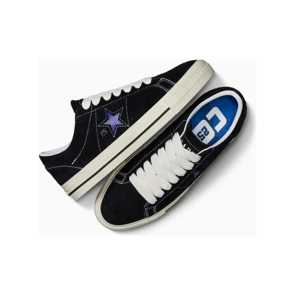 Converse CONS x Quartersnacks One Star Pro Black/Egret/Hyper Blue (A09555C)