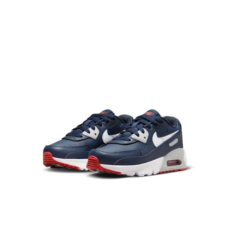 Nike Air Max 90 Leather Obsidian Track Red (DV3608-400)
