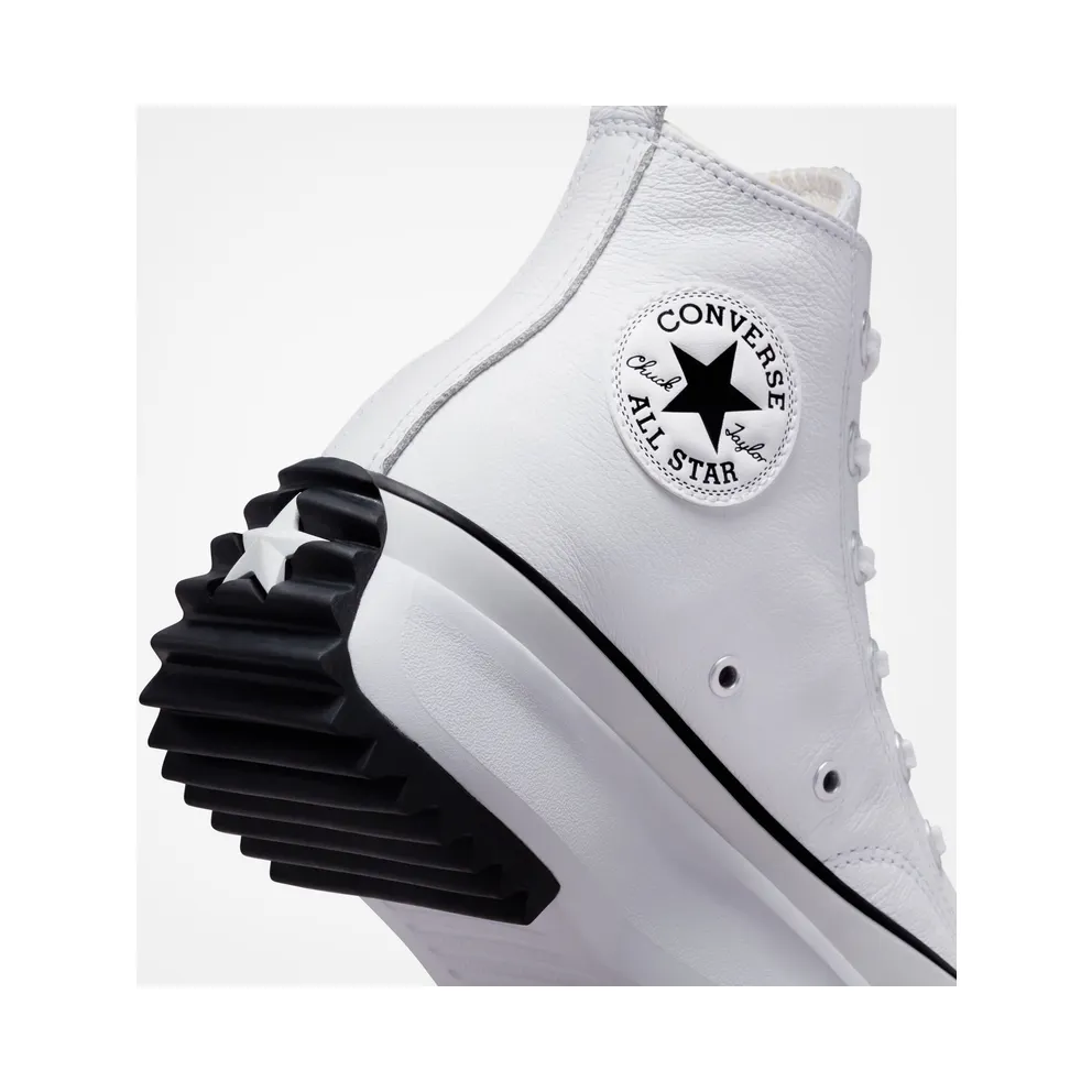 Converse Run Star Hike Platform Foundational Leather White/Black/gum