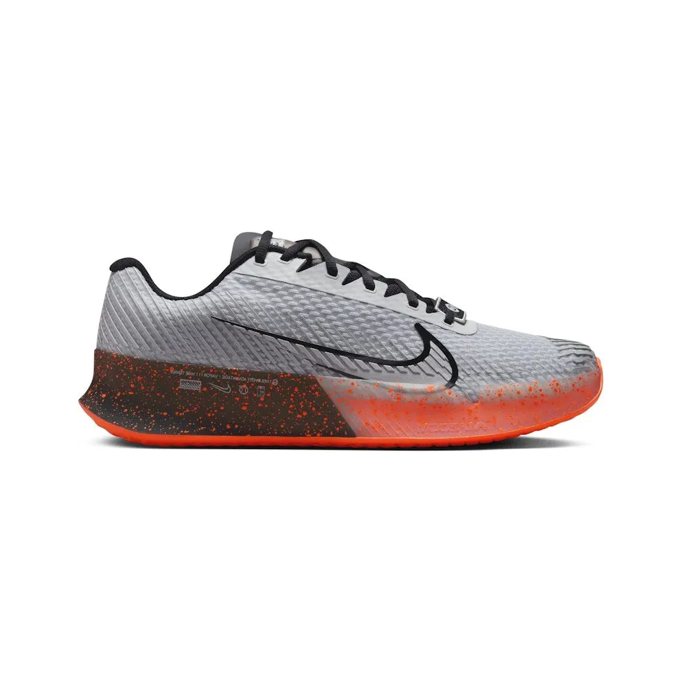 Nike Court Vapor 11 HC Premium Pure Platinum Black Hyper Crimson Metallic Silver (FQ7721-001)