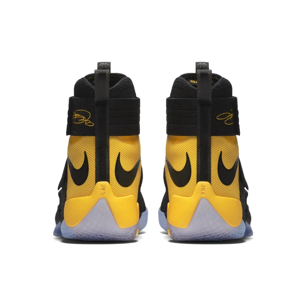LeBron Soldier 10 Black/Black-University Gold (844378-007)