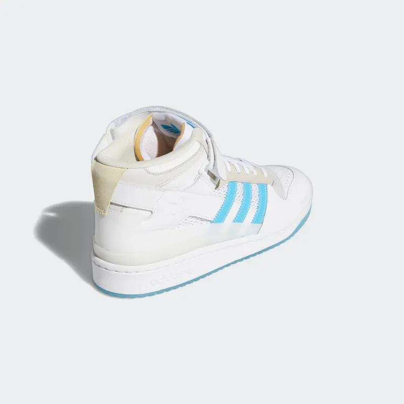 adidas Forum 84 Mid ADV Cloud White / Signal Cyan / Grey One (H01019)