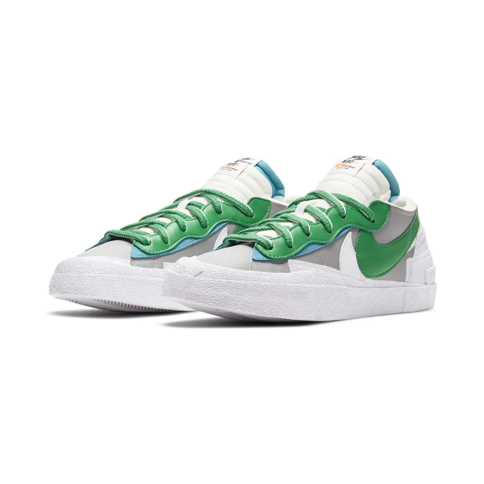Nike x sacai Blazer Low Classic Green (2021) – “Medium Grey / Classic Green / White” (DD1877-001)