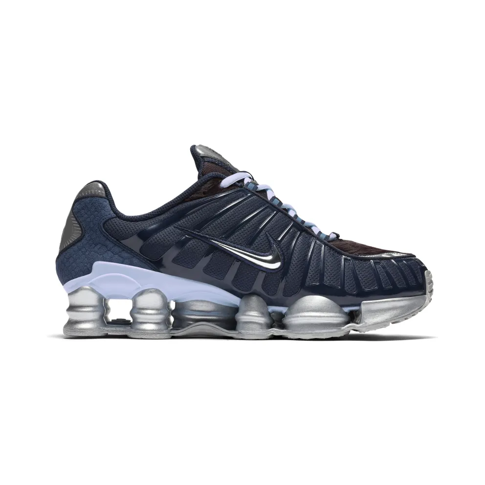 Nike Shox TL Python Pony Obsidian/Celestine Blue-Burgundy Ash-Metallic Silver (CQ4807-400)