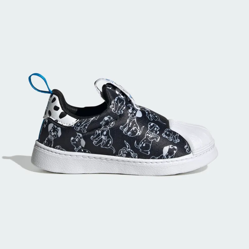 adidas Originals x Disney 101 Dalmatiërs Superstar 360 Kids Core Black / Cloud White / Bright Blue (ID9711)