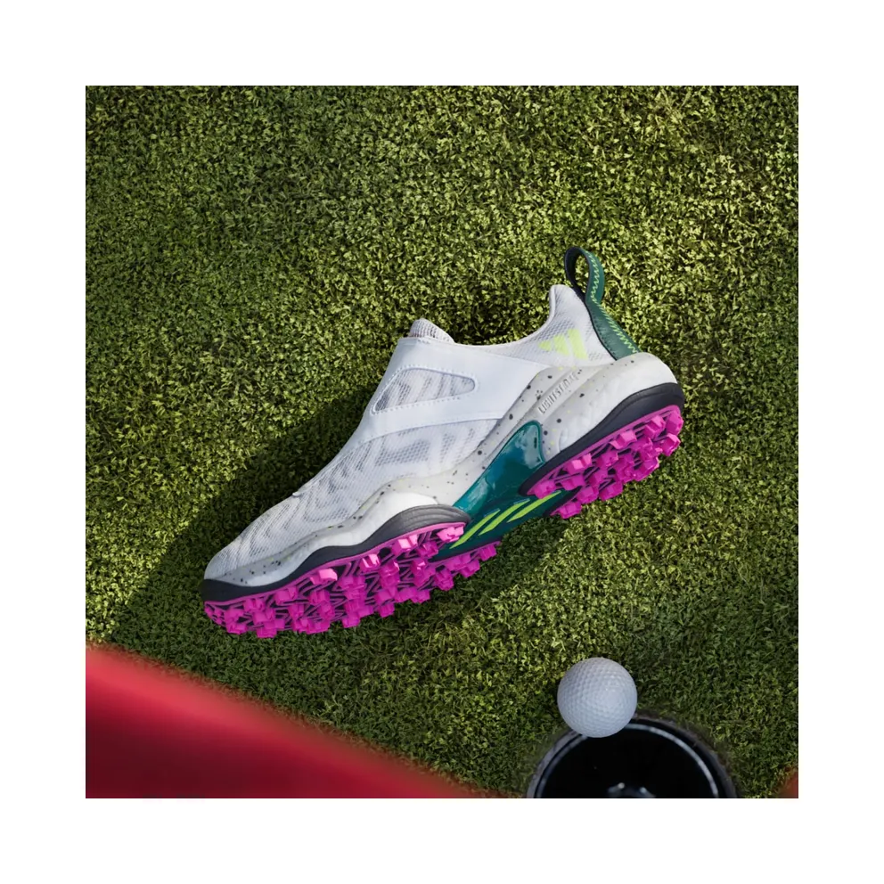 adidas Codechaos BOA 25 Golf Cloud White Silver Metallic Collegiate Green (IG8751)