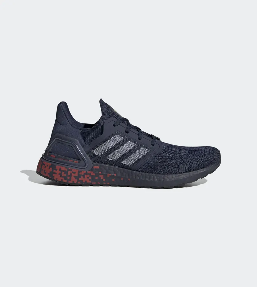 Adidas UltraBoost 20 ‘USA Digital Camo’ Collegiate Navy/Solar Red/Team Royal Blue (EG0706)