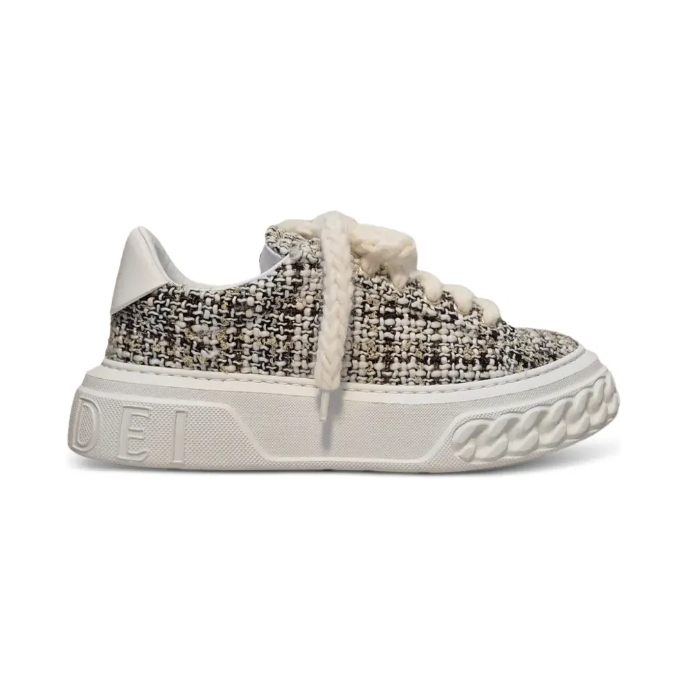 Casadei Off Road tweed-effect chunky-sole – White (2X128C0201C3093)