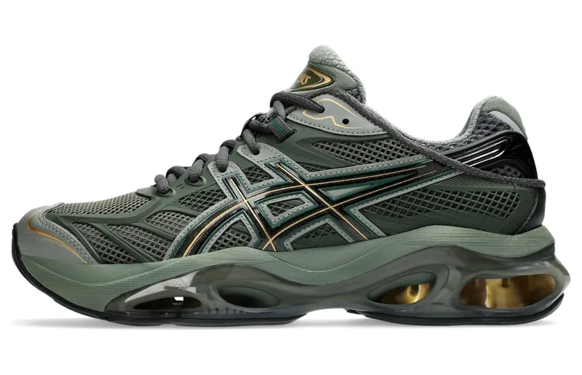 ASICS GEL-KINETIC 2.0 “Obsidian Grey / Olive Canvas” (1203A678-025)