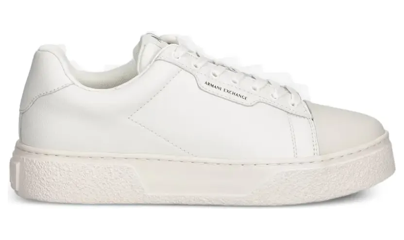 Armani Exchange Low-top leren sneakers – Wit (XM001666AF31308M0029)