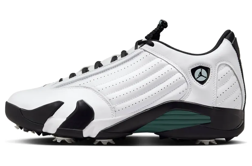 Jordan 14 Retro Golf Oxidized “White / Black / Glacier Blue / Oxidised Green” (HJ7710-100)