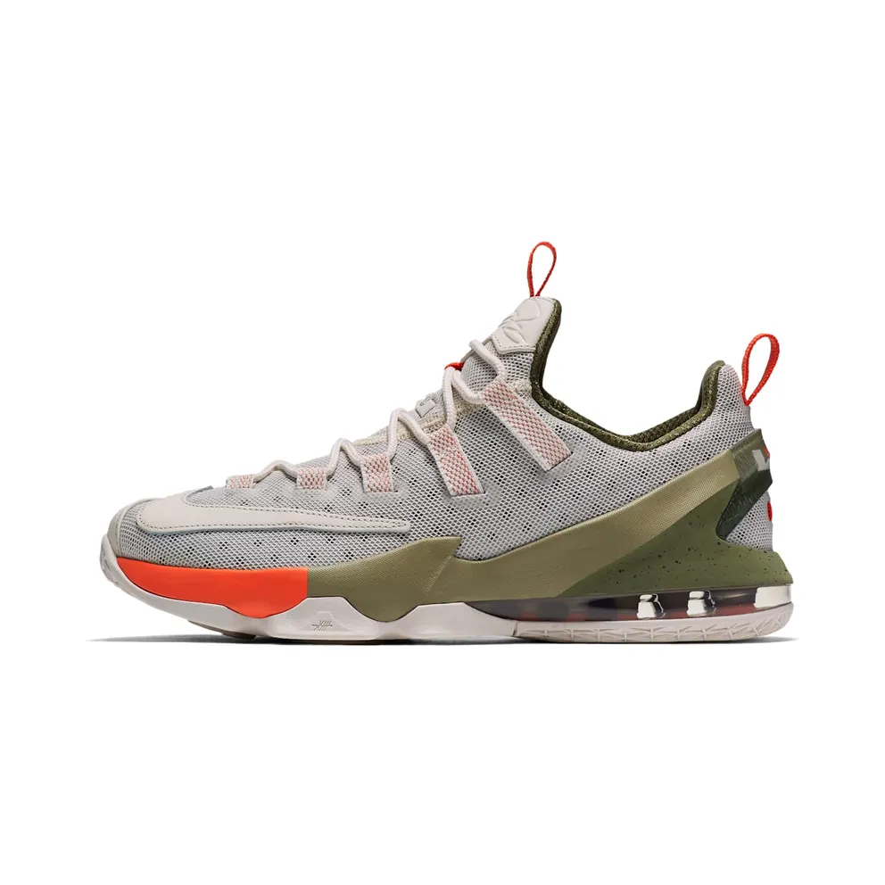 Nike LeBron 13 Low Phantom Phantom/Phantom-Neutral Olive-Turf Orange (849783-002)
