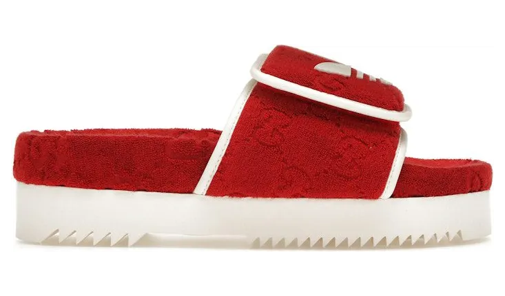 adidas x Gucci Monogram Slide Red (702398 UU010 6560)