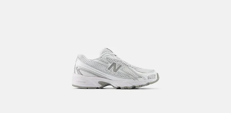 New Balance 740 Bungee Lace White Silver Metallic (PZ740WM)