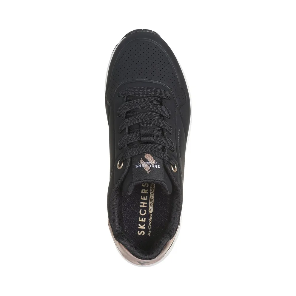 Skechers UNO Gen1 – Shimmer Away Sneaker Black