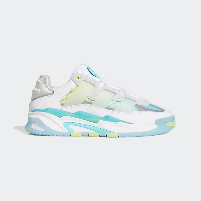Adidas Niteball Cloud White / Pulse Aqua / Pulse Yellow (S24137)