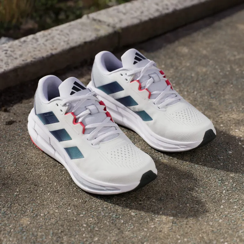 Adidas Questar 3 Running Shoes Cloud White / Core Black / Pure Ruby (JQ5081)