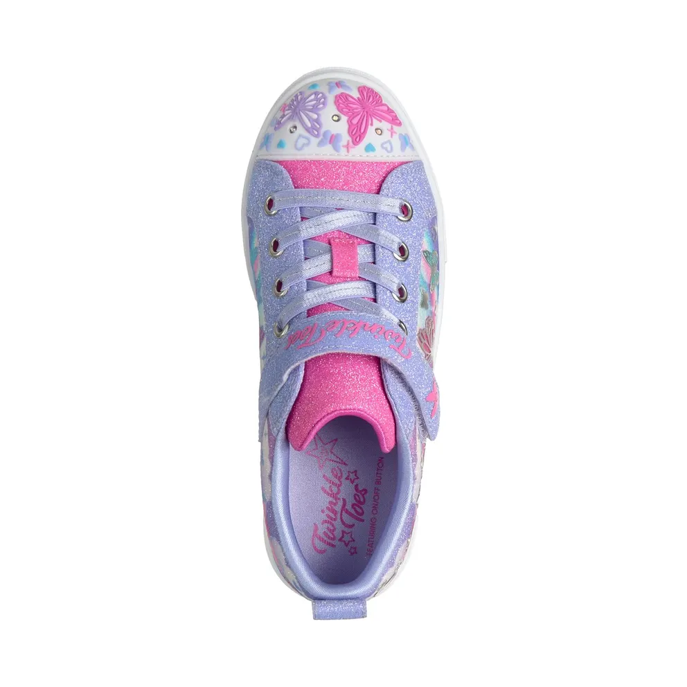 Skechers Twinkle Toes: Twinkle Sparks – Butterfly Sky Sneaker Lavendel