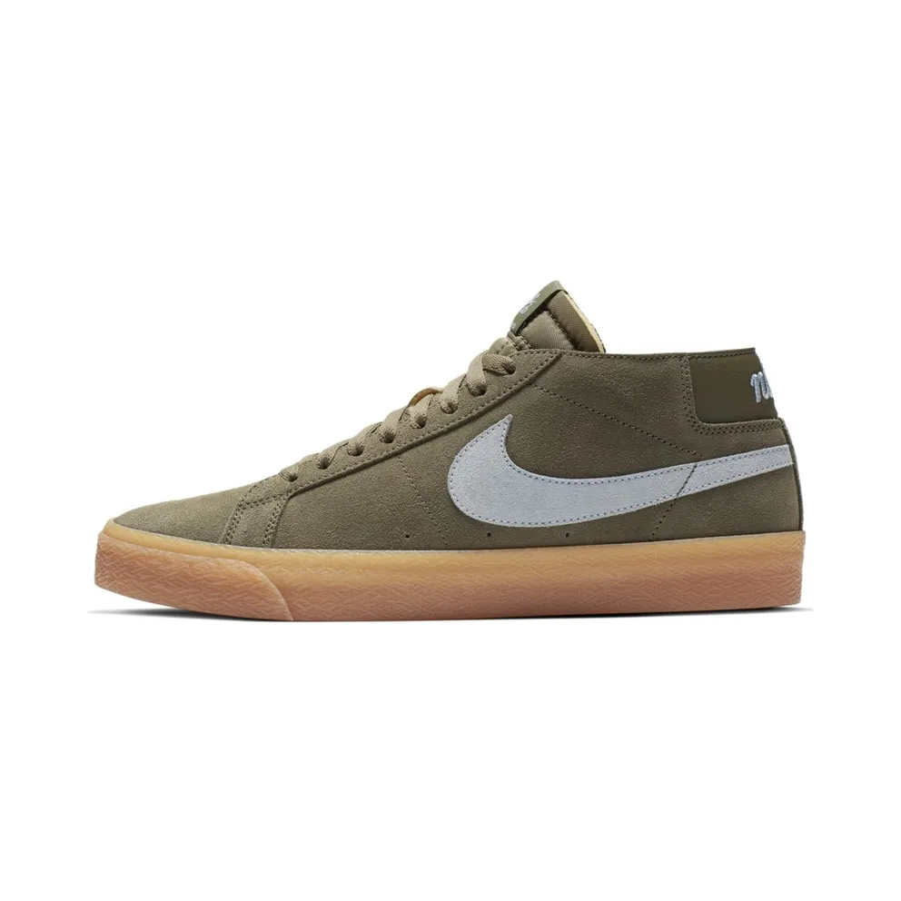 Nike SB Zoom Blazer Chukka Medium Olive Light Armory Blue Medium Olive/Gum Light Brown-Light Armoury Blue (AT9765-201)