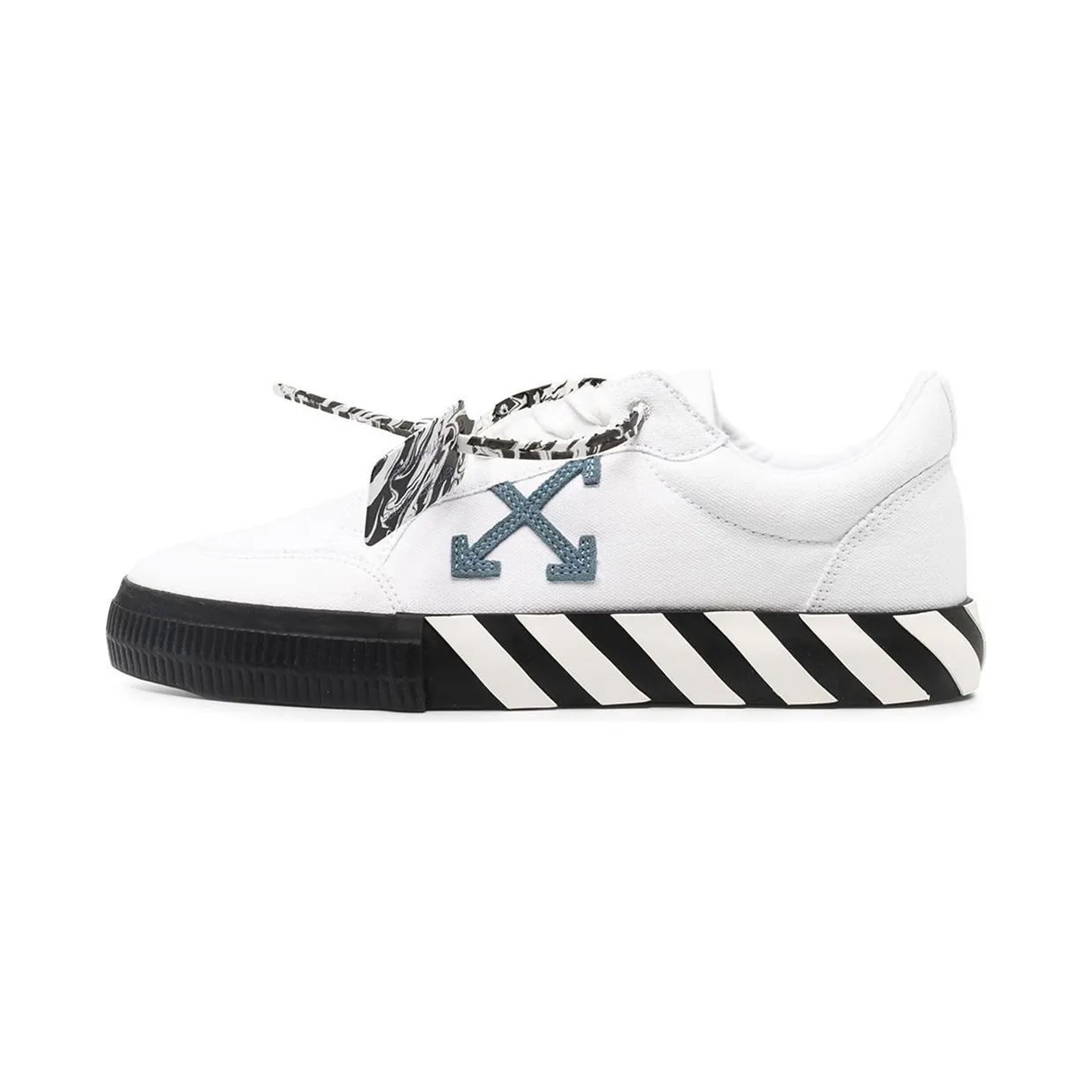 OFF-WHITE Vulc Low White Blue Grey (OMIA085R21FAB0020140)
