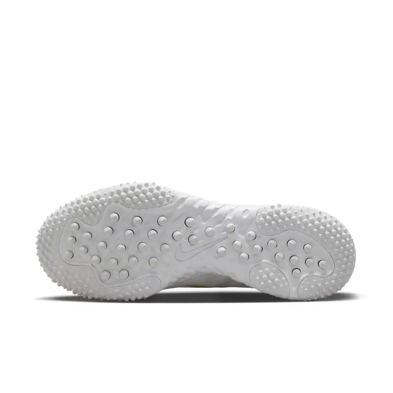 Nike Huarache 9 Elite TF Low LAX White Metallic Vivid Gold (FN0310-100)