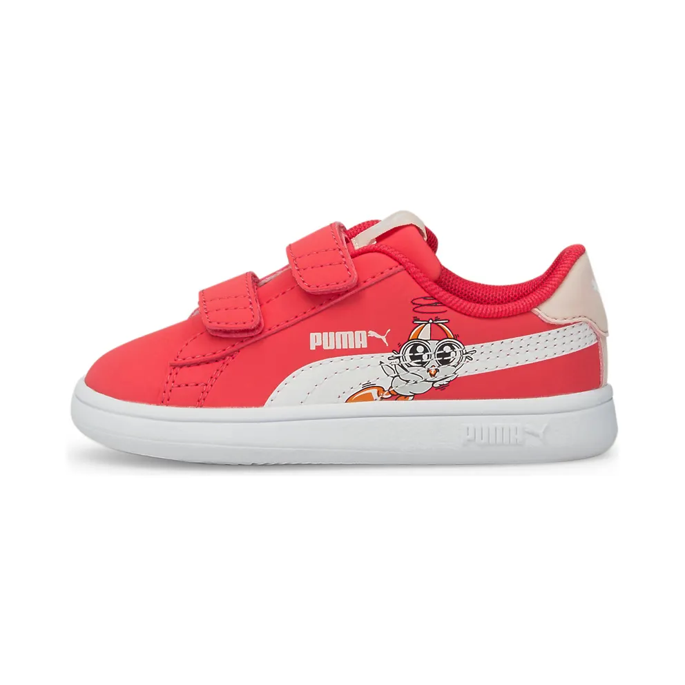 Puma Smash v2 Lil V Babys’ Pink/White (38090503)