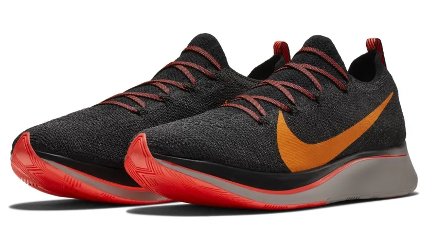 Nike Zoom Fly Flyknit Black Flash Crimson