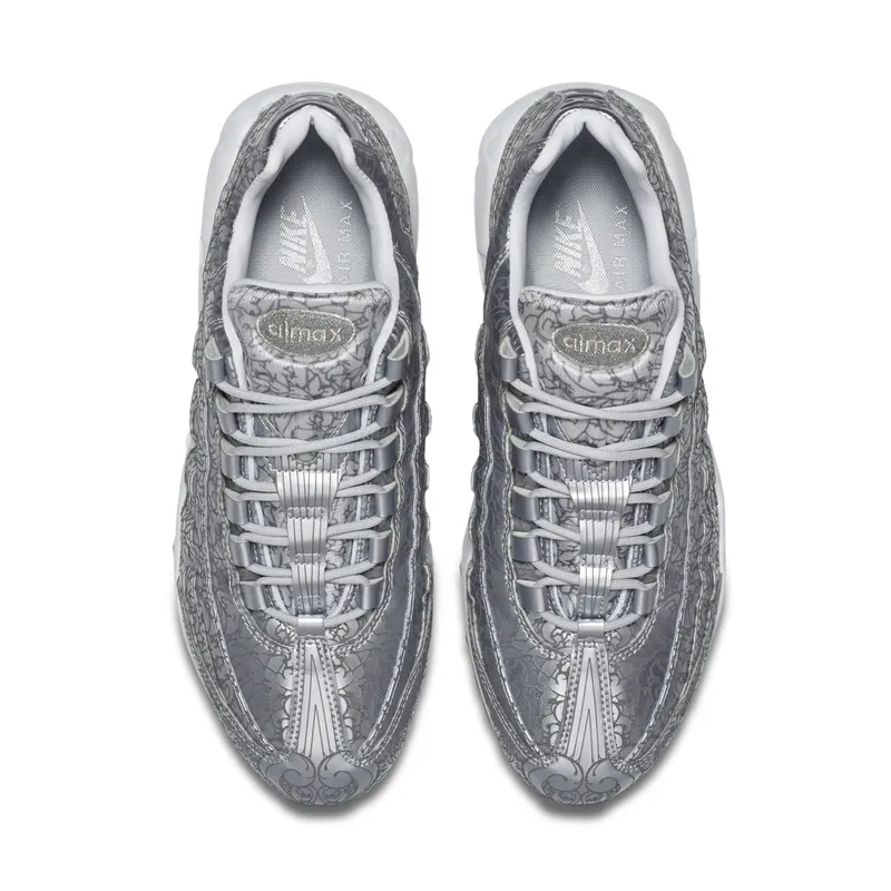 Nike Air Max 95 20th Anniversary Pure Platinum Pure Platinum/Metallic Silver-White (818721-001)