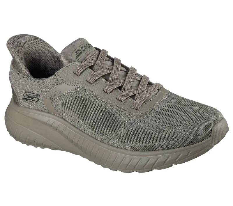 Skechers Slip-ins: BOBS Sport Squad Chaos – Solid Step – Olijf – “Green” (118312 OLV)