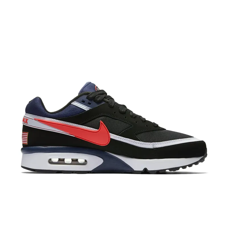 Nike Air Max BW Olympic (2016) Black/Crimson-Midnight Navy-White (819523-064)